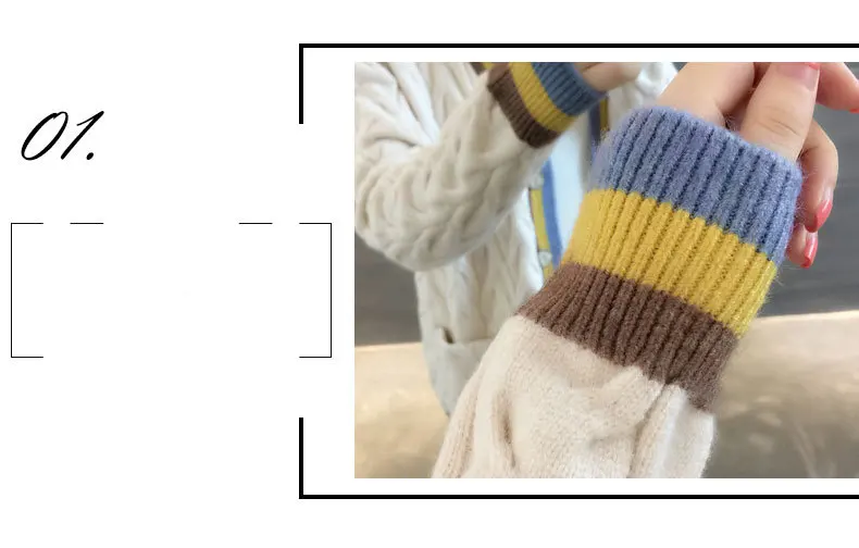Autumn Winter Women Knitting Cardigan Sweaters Casual Twist Knitted Sweaters Coat with Pockets
