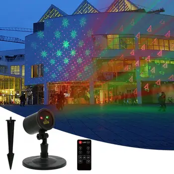 

LED Christmas Outdoor Light Holiday Decorations,mini Laser Projector with IP65 Waterproof,