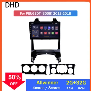 

9" 2G RAM IPS Android 10.0 Car Multimedia Player GPS For Peugeot 3008 2013-audio Radio Navigation Allwinner Processor Head Unit