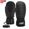 NANDN Ski Gloves Leather Winter Warm Wind Proof Snowboard Gloves 2