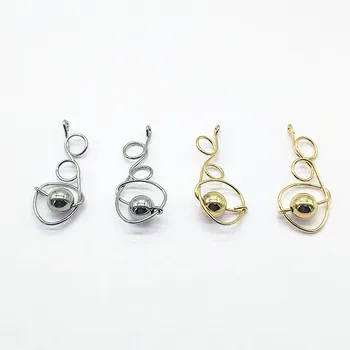 

New arrival! 47x22mm 50pcs Twist shape Charm for Earring DIY parts,Jewelry Accessories Findings & Component