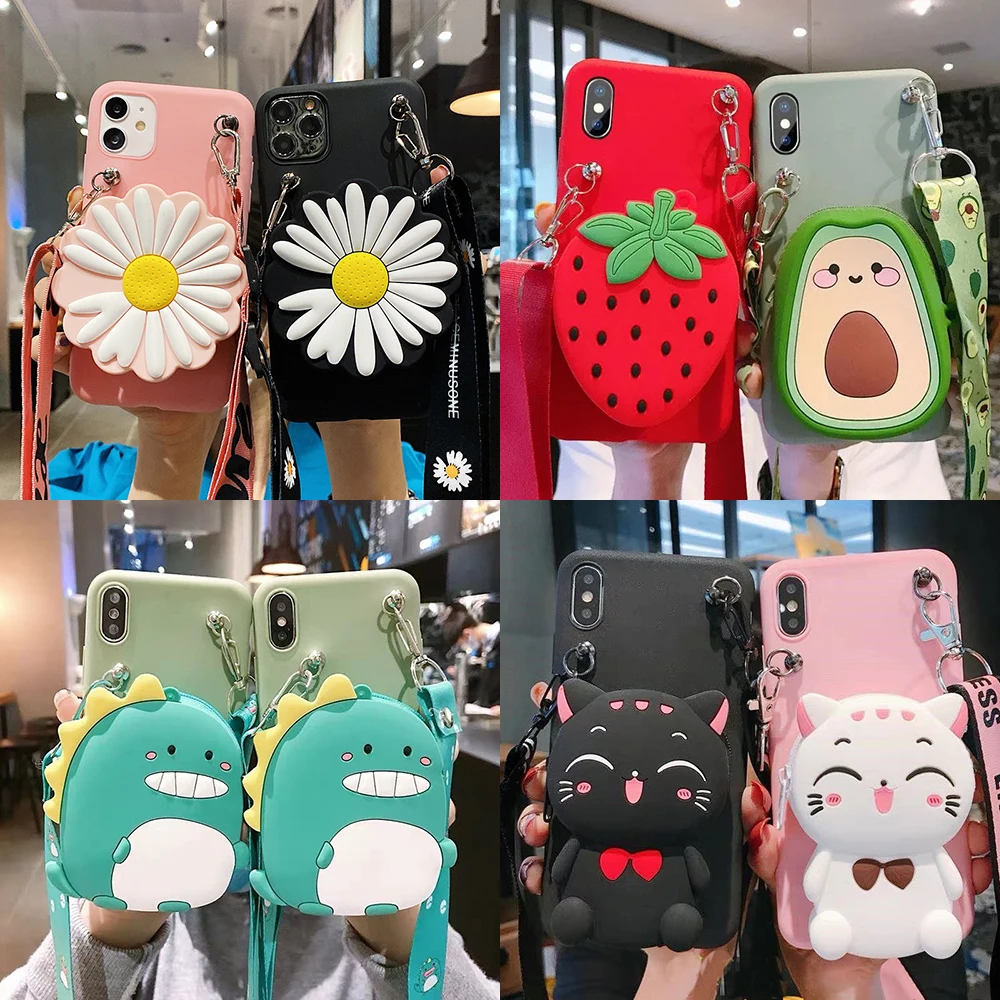 Чехол-кошелек для Samsung Galaxy A10 A20 A20E A30 A30S A10S A10E A40 A50 A50S A70 A90 5G мультяшный | Мобильные