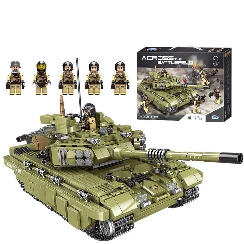 

Star Fort Building Block Military Pass Through Battlefield Series Scorpio Bully Tiger Tank Adult Assembling Xb06015