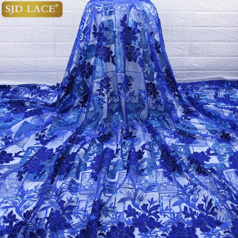 Новейший французский Тюль кружевная ткань с блестками африканская Сетка кружевная ткань мягкая сетка бархатная аппликация для нигерийского свадебного платья A1752