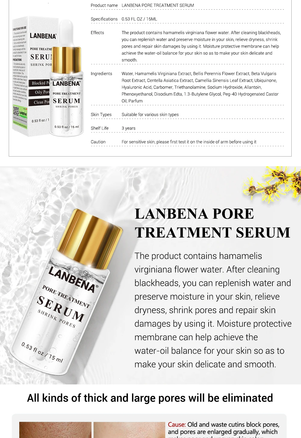 3 1 подарок LANBENA основа для макияжа estie Make-Up Primer Gezicht сыворотка Hydraterende Olie-control 3 шт+ porie Behandeling serum