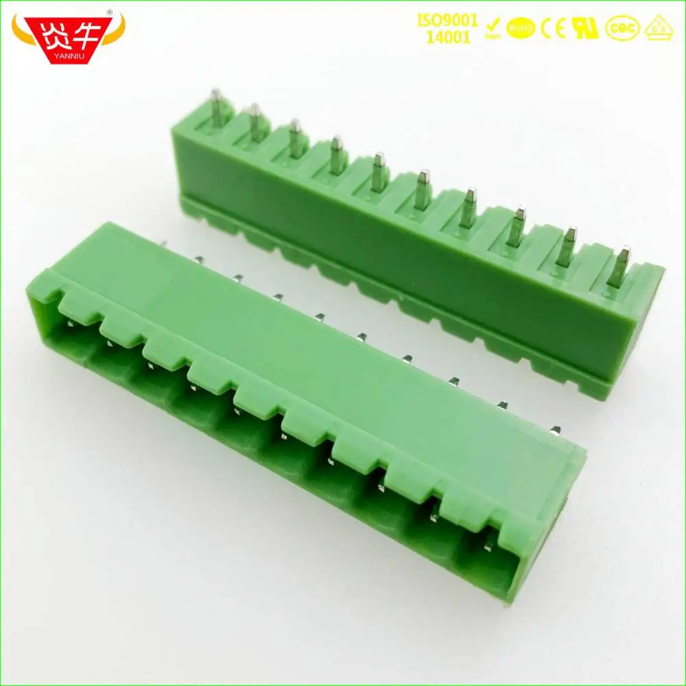 2EDGVC-5.0-10P KF2EDGVC 5,0 2P~ 12P разъем PCB вставной TEMINAL блок 2EDGVC 5,0 мм 2PIN~ 12PIN MSTBVA 2,5G 1755516 PHOENIX контакт DEGSON - Цвет: 2EDGVC-5.0-10P