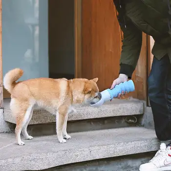 

Pet Outdoor Waterer Simple Useful Durable Portable Drinking Kettle for Dog Cat Feeding Watering Supplies