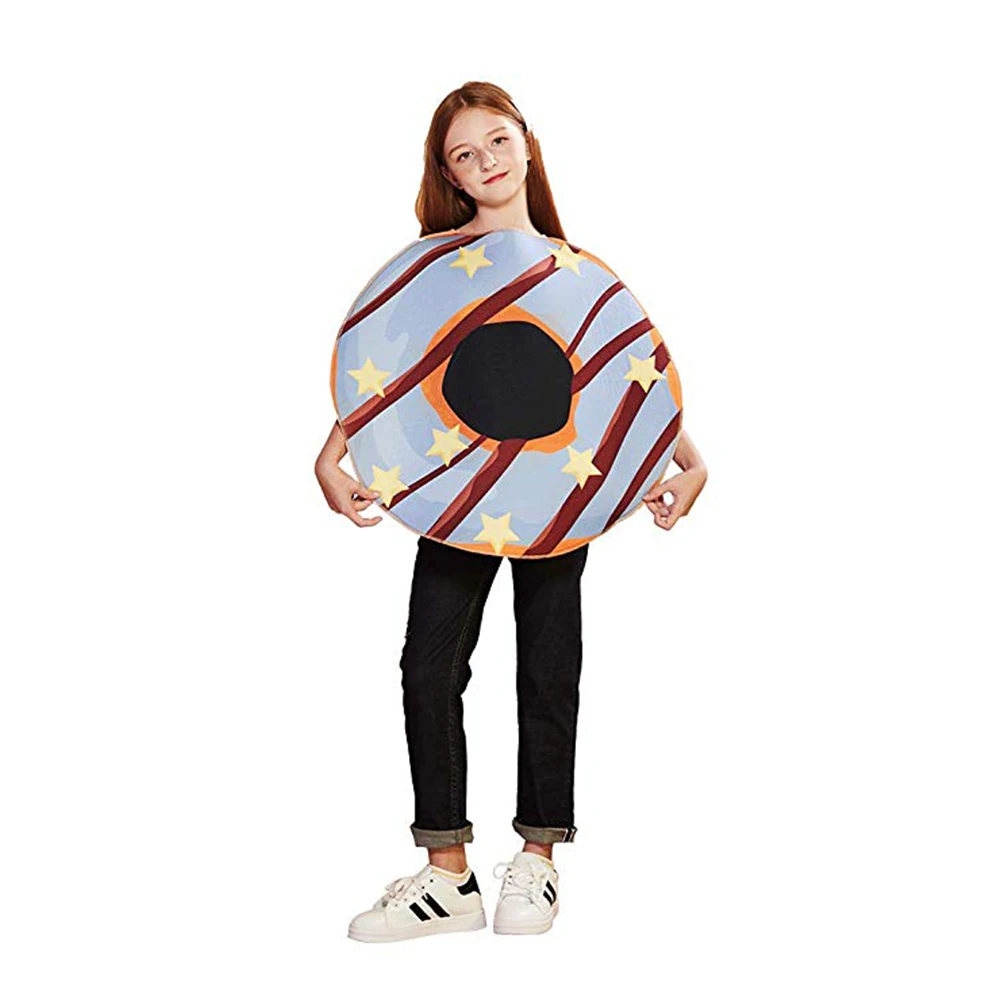 Sweet Donut Cosplay Funny Food Halloween Costume For Adult Women Christmas Doughnut Fancy Dress Kids Family Outfits Eraspooky cosplay costume