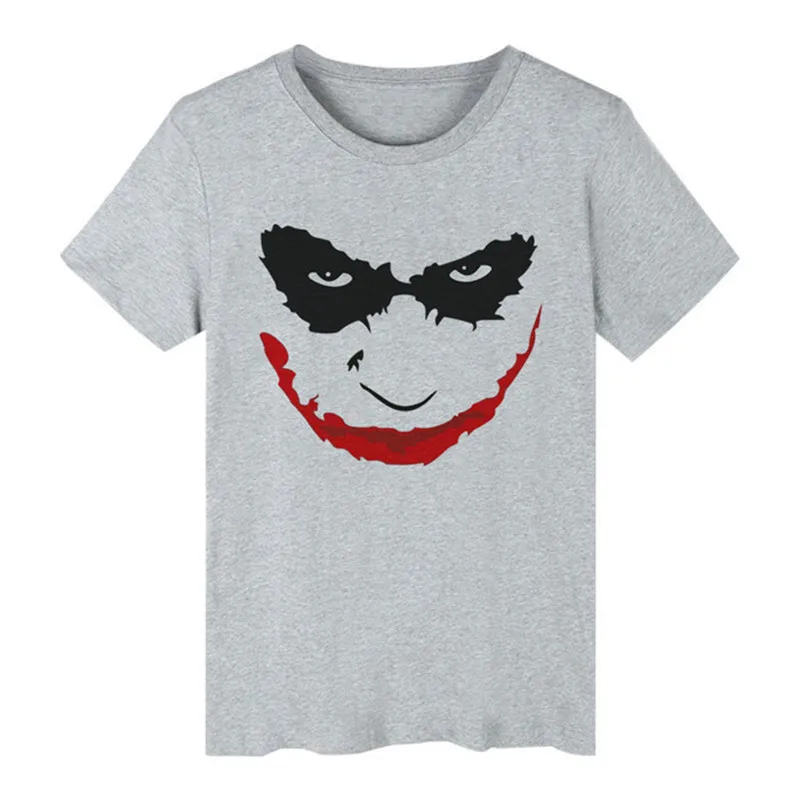 Mens Summer Designer Joker Print Tshirts Crew Neck Shorts Sleeve Solid Color Homme Couple Clothing Fashion Style Casual Apparel Mens Summer Designer Joker Print Tshirts Crew Neck Shorts Sleeve Solid Color Homme Couple Clothing Fashion Style Casual Apparel