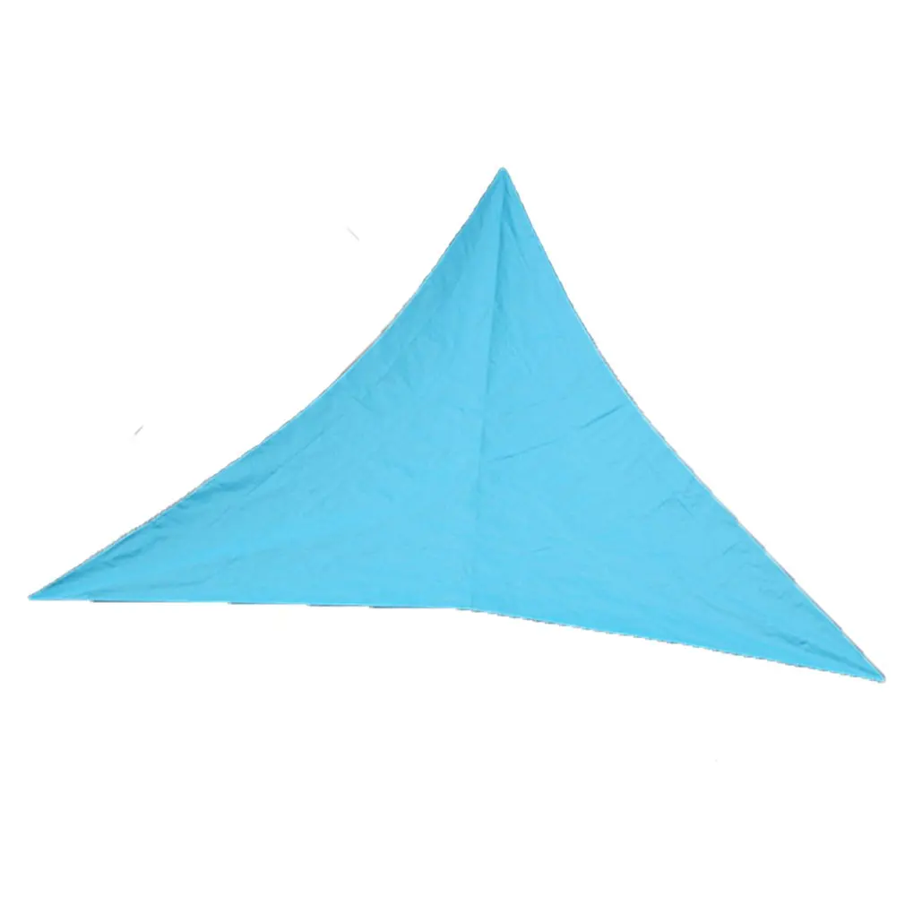 sky blue 3m Уличный солнцезащитный треугольный тент 3 м 4 м 6 м солнцезащитный тент простой солнцезащитный тент профессиональная Мода - Цвет: sky blue 3m