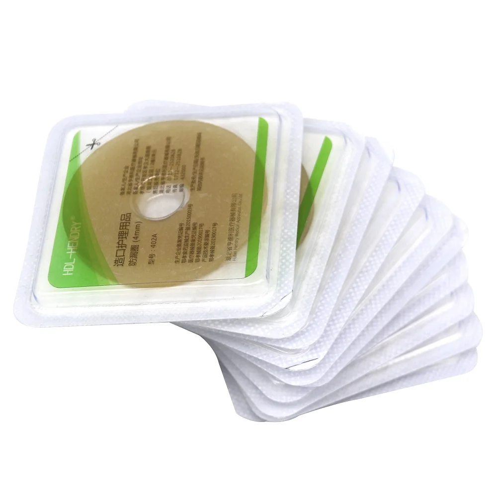 10pcs Moldable Colostomy Skin Barrier Ring 4mm Thickness for Ostomy Stoma Care Assistance 402A 6