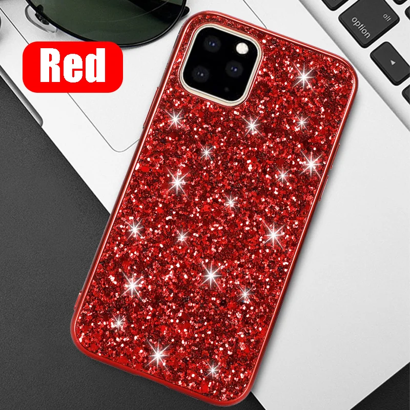 Чехол для iphone 11 pro max, Роскошный чехол для i phone 11pro 11max iphone 11, блестящий бампер для iphone 11pro, Жесткий Чехол со стразами
