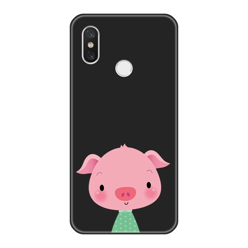 Задняя крышка для Xiaomi Mi A1 A2 8 SE Lite силиконовый мягкий чехол телефона с