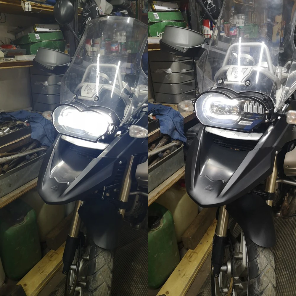 R1200gs LED головной свет для мотоцикла проектор для BMW R1200GS 2005-2012 R 1200GS ADV Adventure 2005-2013 мото задние фонари в сборе