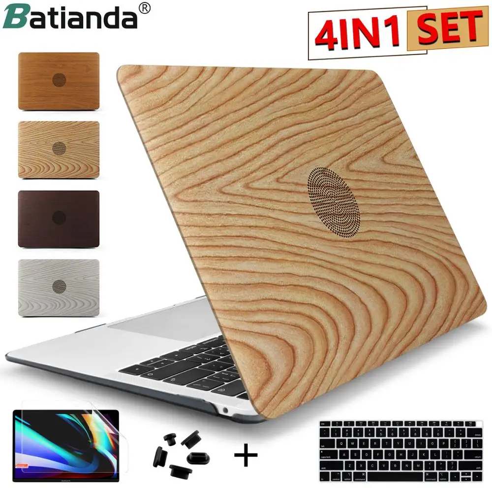 Модный жесткий чехол с рисунком дерева для нового MacBook Pro Retina 13 15 защитный рукав