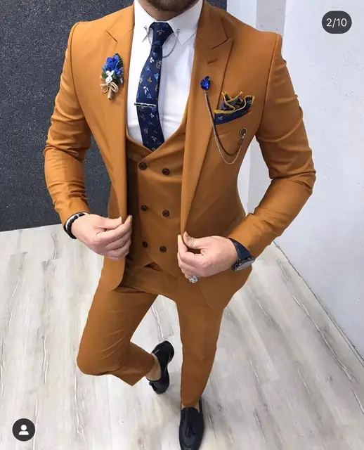 Costume bordeaux colorato Homme abiti da uomo smoking da sposa per sposo  giacca Slim Fit Terno Masculino 3 pezzi giacca pantalone gilet|Suits| -  AliExpress