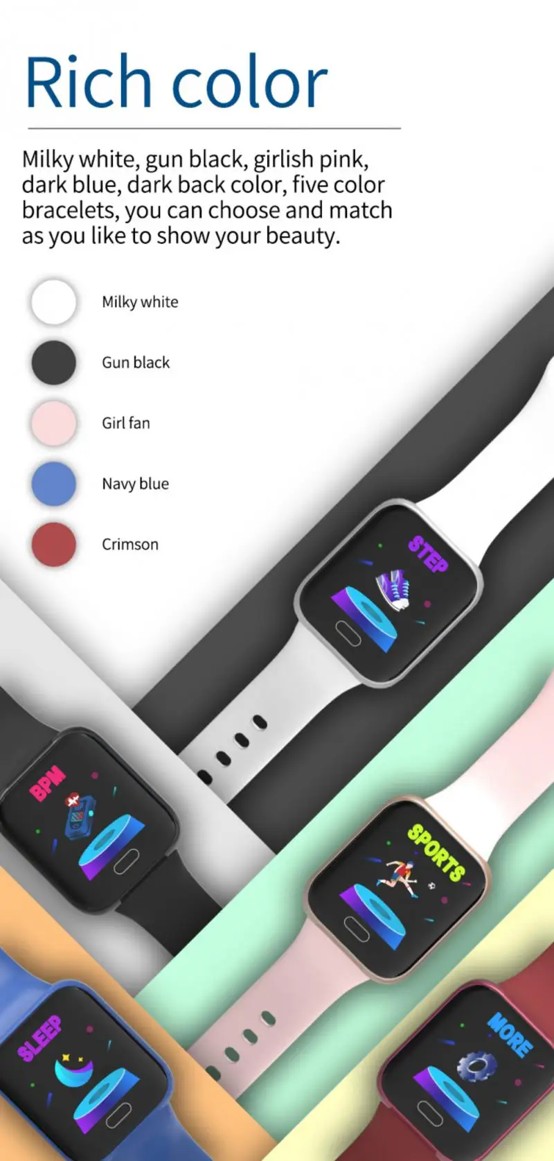 2021 New Smart Watch Men Full Touch Screen Sport Fitness Watch IP67 Waterproof Bluetooth-compatible For Android ios smartwatch