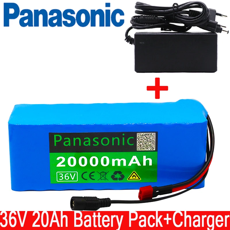 

Panasonic original 36V battery 10S4P 20Ah 36v 18650 battery pack 500W 42V 20000mAh for Ebike electric bicycle with BMS + charger