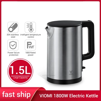 

VIOMI Pro 1.5L Electric Kettle Intelligent Thermostat Anti-scalding Household 304 Stainless Steel Electric Kettle 1800W