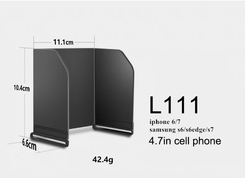 Пульт дистанционного управления телефон солнцезащитный козырек планшет монитор капюшон для DJI Mavic Pro Air MINI Mavic 2 Zoom Spark Phantom 3 4 Drone аксессуар - Цвет: for 4.7in-L111
