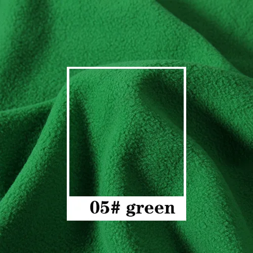 green 160X50 см мягкий стрейч флис ткань для платья пижамы одеяло домашняя плюшевая игрушка "сделай сам" аксессуары ткань для украшения - Цвет: green