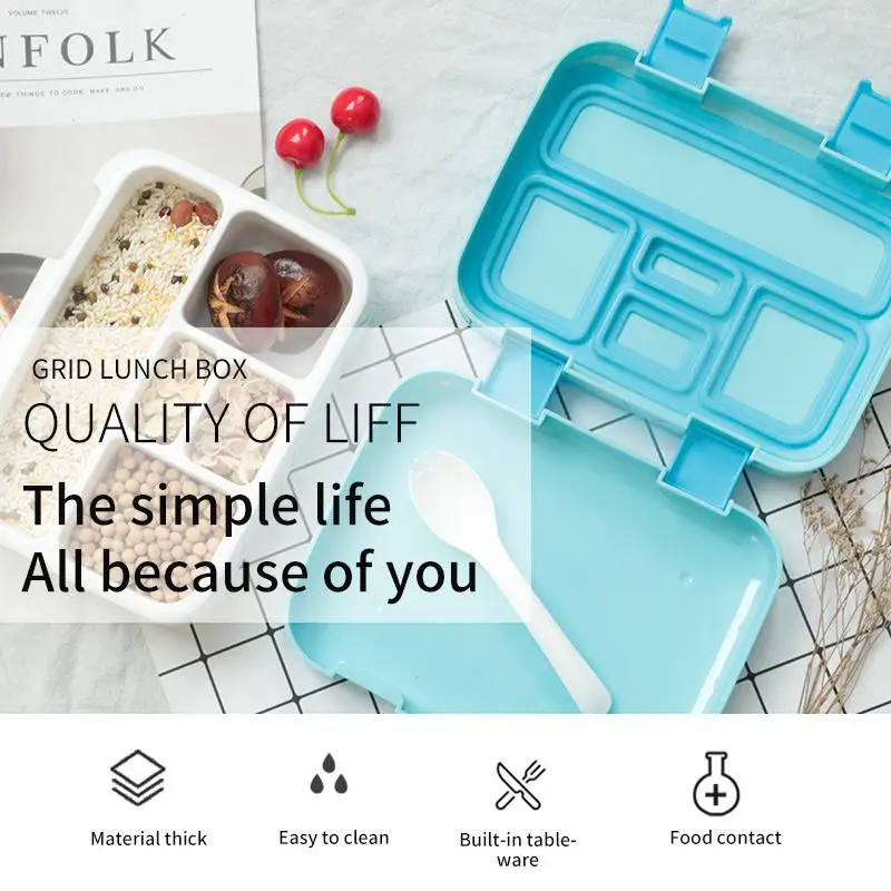Портативный студенческий офисный работник Bento Box Микроволновая печь Bento Box пять Box Bento Box посуда коробка для хранения продуктов