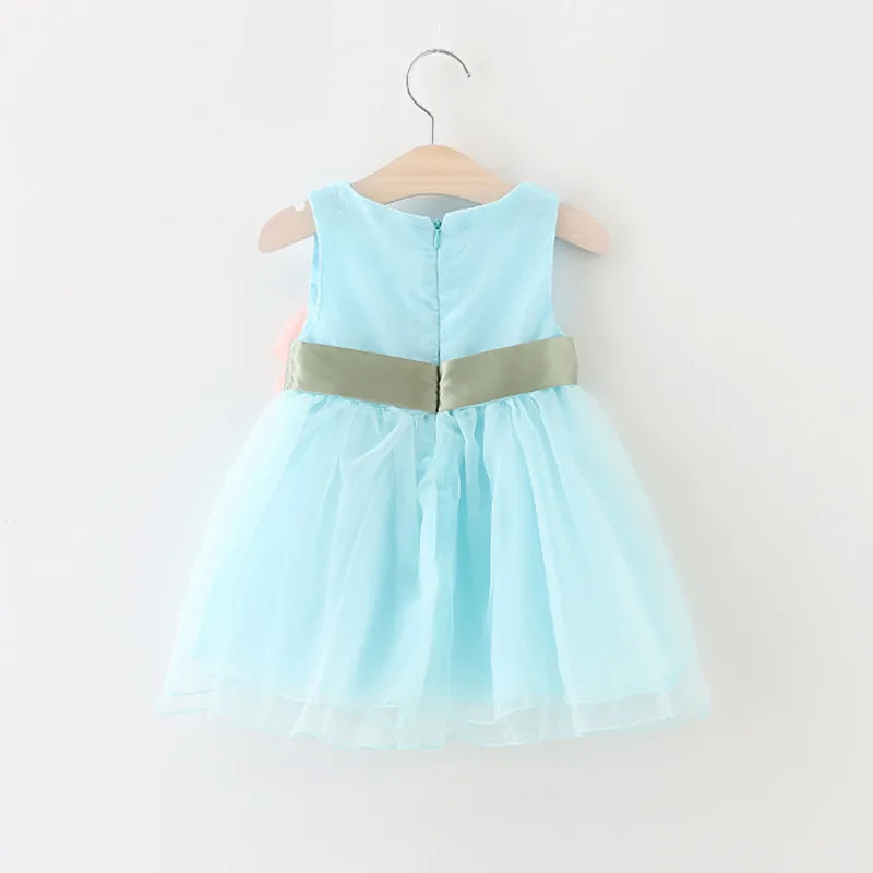 Новинка 2021 летнее платье для девочек с цветами крещения свадьбы вечеринки