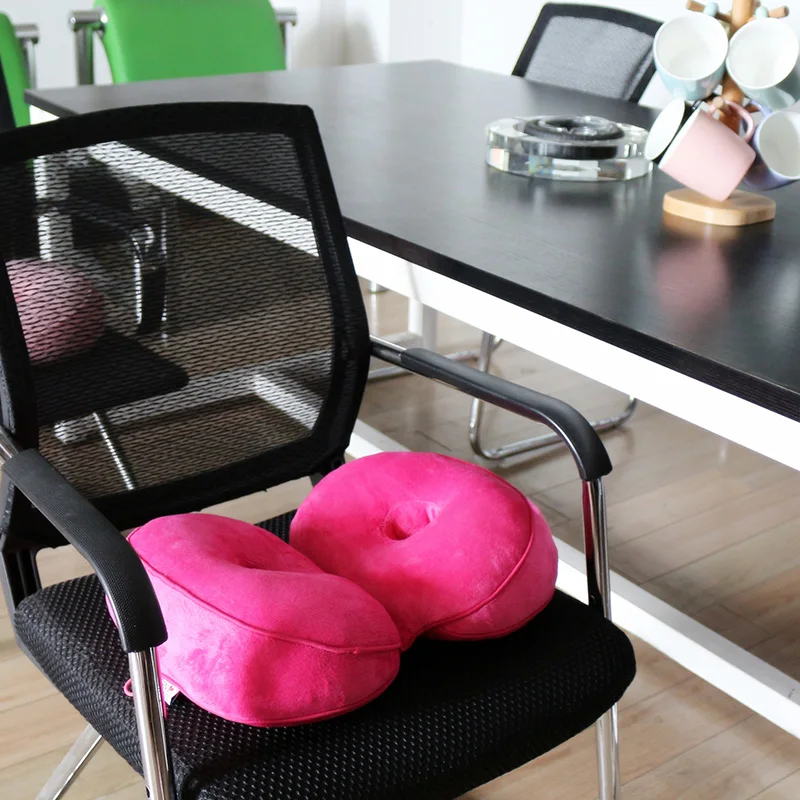 Многофункциональная подушка для сидения двойной Комфорт Пены Памяти хип-подъемник сидения латексная подушка для сидения Красивая спинка для дома и офиса Удобная