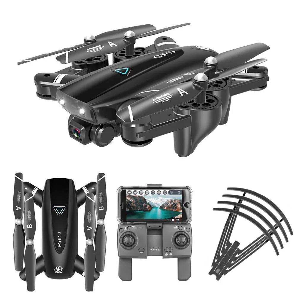 SG167 многофункциональный пульт дистанционного управления складной FPV широкоугольный портативный детский игрушечный Дрон HD камера Безголовый режим GPS Квадрокоптер