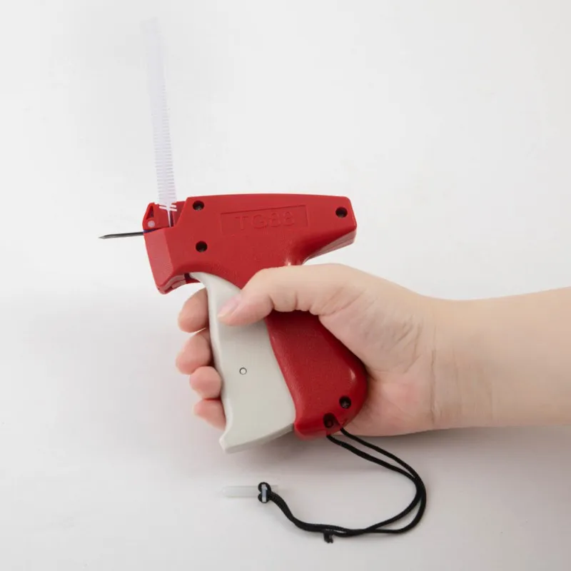 1000 Barbs + 2.5cm Needles Clothes Garment Price Label Tags Gun Marking DIY Apparel Tagging Guns Sewing Craft Tools 2 Colors clothing label gun,label gun,price label gun,garment label gun,clothing tagging gun,tagging gun barbs