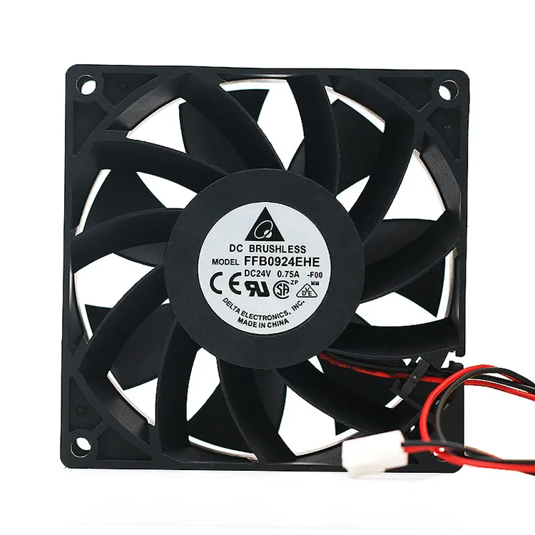 Для delta FFB0924EHE 9238 90 мм 92 DC 24V 0.75A 2-жильных pin Инверторные вентиляторы охлаждения