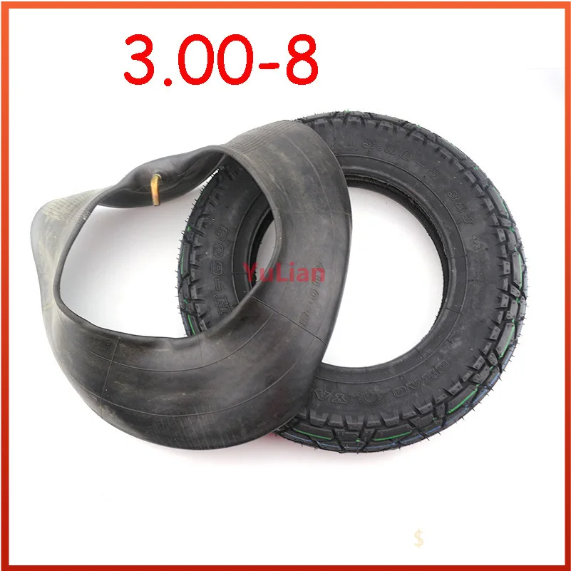 

Thickening 3.00-8 / 300-8 Tire & Inner Tube 4PR Tyre Fits Gas and Electric Scooters Warehouse Vehicles Mini Motorcycle Parts