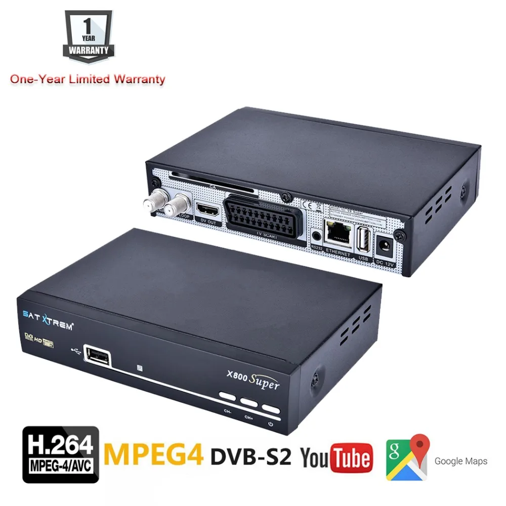 Satxtrem X800 Супер Спутниковый ресивер для Цифровое телевидение DVB S2 спутниковый декодер DVB-S2 коробка HD ТВ тюнер DVBS2 Европа Clines
