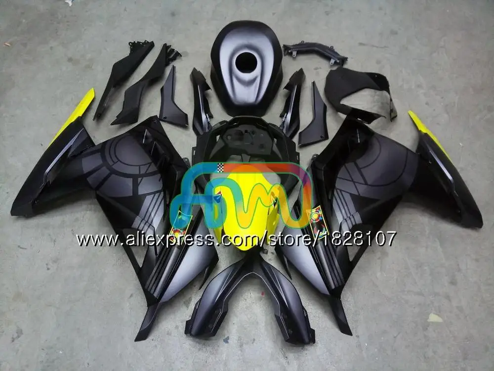 Инъекции для KAWASAKI ZX3R EX300 EX ZX 300R 4BS. 0 ZX-3R ZX300R 13, 14, 15, 16, 17, 2013 Обтекатели с акулой в синем blk - Цвет: No. 32