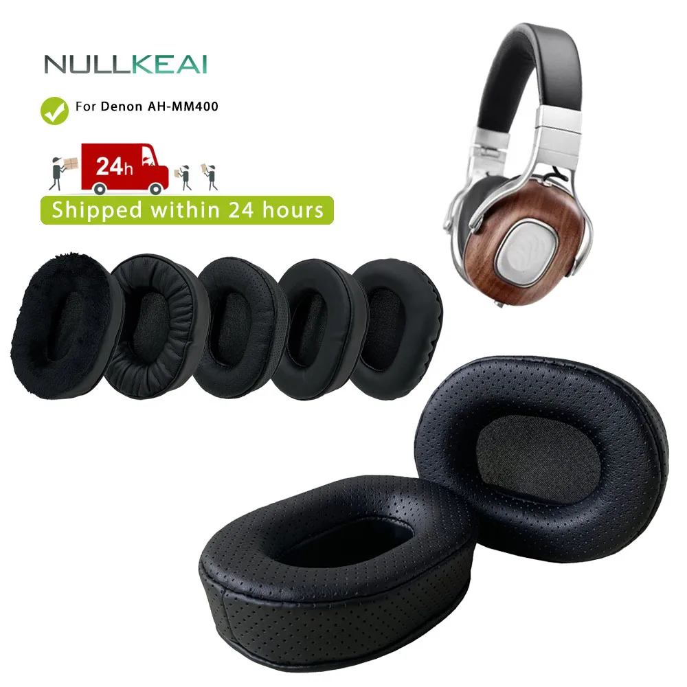 NULLKEAI Замена плотные кожаные подушечки для Denon AH-MM400 наушников карты памяти