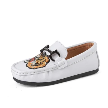 

2020 Genuine Leather Kids Shoes for girls Mocassins Fashion Soft Children Shoes For Boys Girls Casual Flat Slip On Loafers 802
