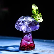 Грибное коктейльное стекло молекулярная кухня бар Выпрямление бармен Специальный пивной винный бокал es Кубок охладитель чашки