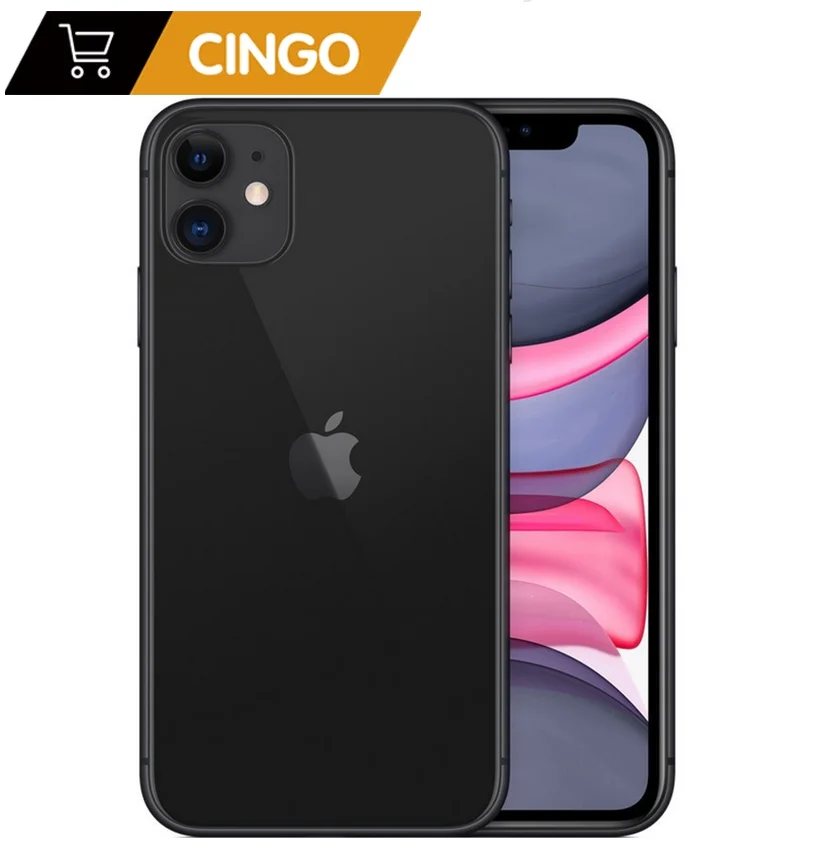 Смартфон Apple iPhone 11 разблокированный 64 ГБ/128 ГБ/256 ГБ 3110 мАч двойная камера 12 МП чип