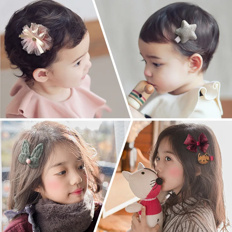 18Pcs/set Cute Cartoon Princess Hairpins Gifts Chileren Girls Kids Hair Clips Barrettes Accessories Ornament Hairclip Headdress