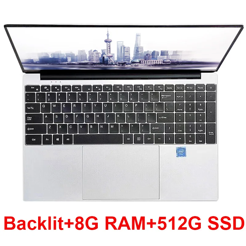 8G RAM 512G SSD 15,6 дюймовый игровой ноутбук с процессором i7 8G ram 1 ТБ 512GB 256GB 128GB 64GB SSD rom Ноутбук компьютер с подсветкой Клавиатура Win10 ультрабук - Цвет: 8G RAM 512G SSD