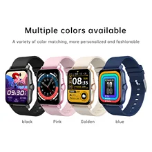 Zw23 1,69 pulgadas 2021 inteligente reloj Bluetooth llamada Ip67 rastreador de Fitness cuerpo de medición de la temperatura de las mujeres Gts 2 Smartwatch #3