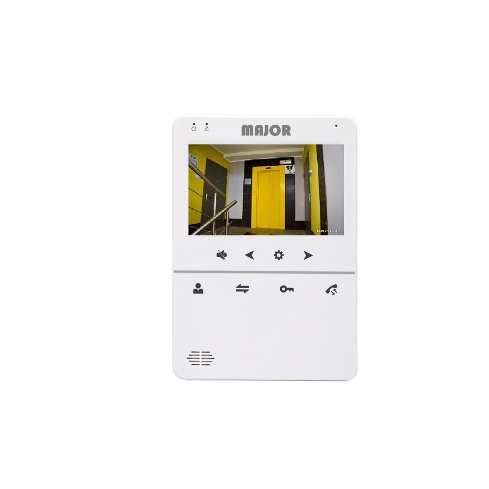 Видеодомофон для дома SOLO SD 4.3" цвет белый сенсорное управление запись на SD-карту