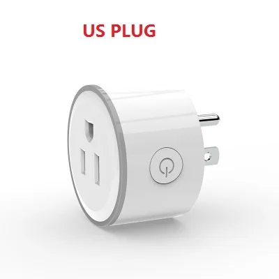 US PLUG Умная розетка с дистанционным управлением Wi-Fi, умная розетка с голосовым управлением, США, ЕС, Великобритания, AU JP, Suport Alexa Google Home Mini IFTTT - Цвет: US PLUG