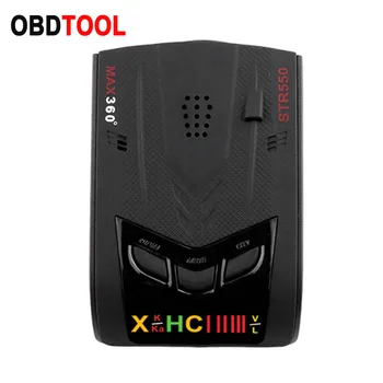 

2020 New STR550 Speed Measuring Radar Measuring Range 1000m Single Display Mobile Speed Radar Detector Fixed & Flow Velocity