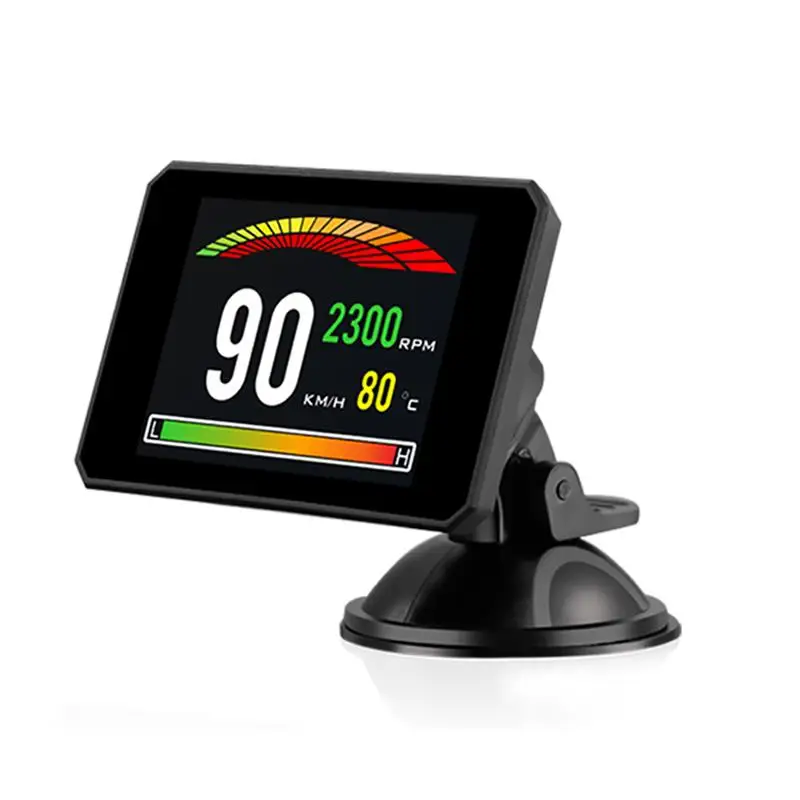 

HUD Display Speed Meter Auto Diagnostic Tool P16 OBD2 Car Engine RPM Gauge OBD2 On-Board Computer For Car Accessories