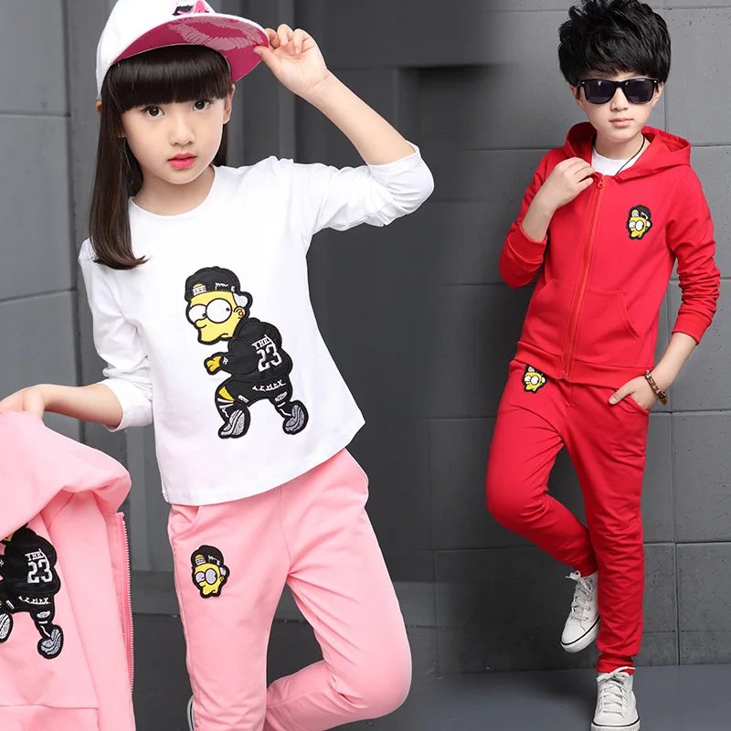 

2018 Spring Childrenswear Korean-style BOY'S Suit New Style Big Boy Fashion-Style GIRL'S Three-piece