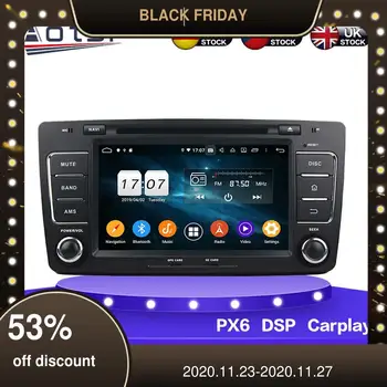 

For Skoda Octavia 2012+ Android 10.0 Car Multimedia DVD Player 4+64GB Auto GPS Navigation Stereo IPS Radio DSP Carplay WIFI BT