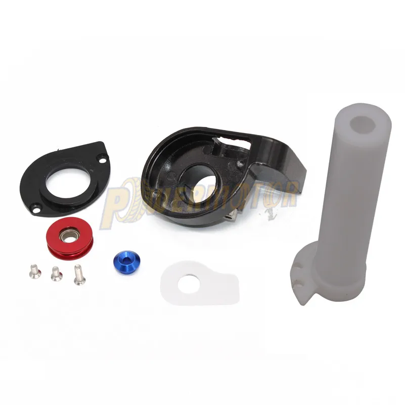 Grips Settle Twist Throttle Clamp Plastic Aluminum With Throttle Cable For Motorcycle Pit Dirt Bike Motocross ATV Off-Road Quad