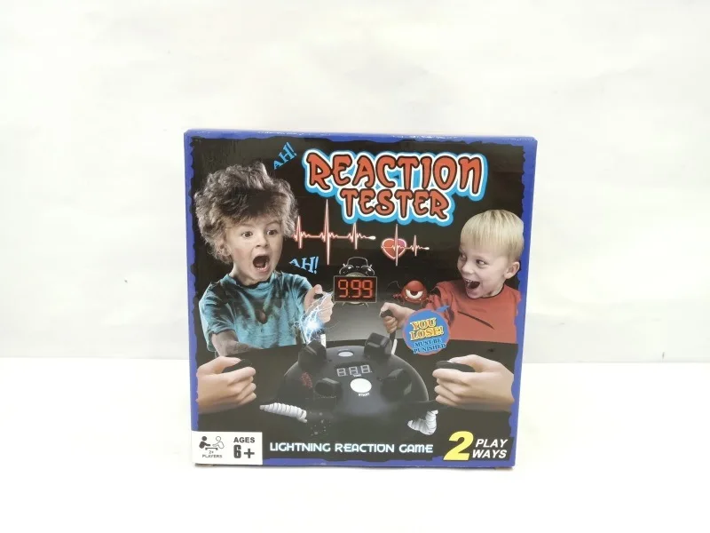

Micro Electric Shock Lie Detector Lightning Reaction Game Console Electric Shock Reaction Party Trick Electric Relaxation Creati