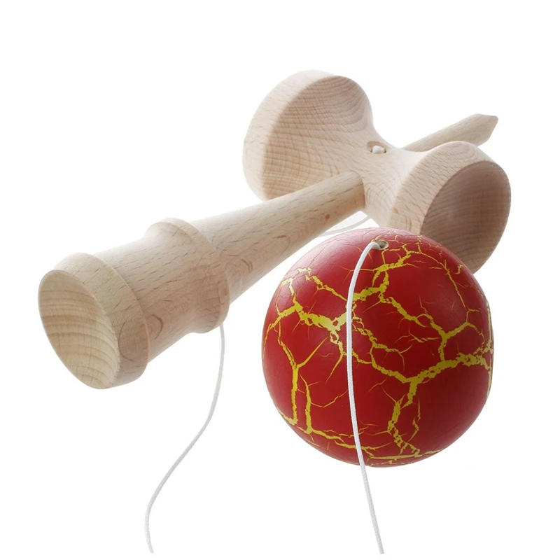 Горячая трещина краски шар Kendama умелое жонглирование игры мяч японские традиционные игрушки шарики Развивающие игрушки для детей